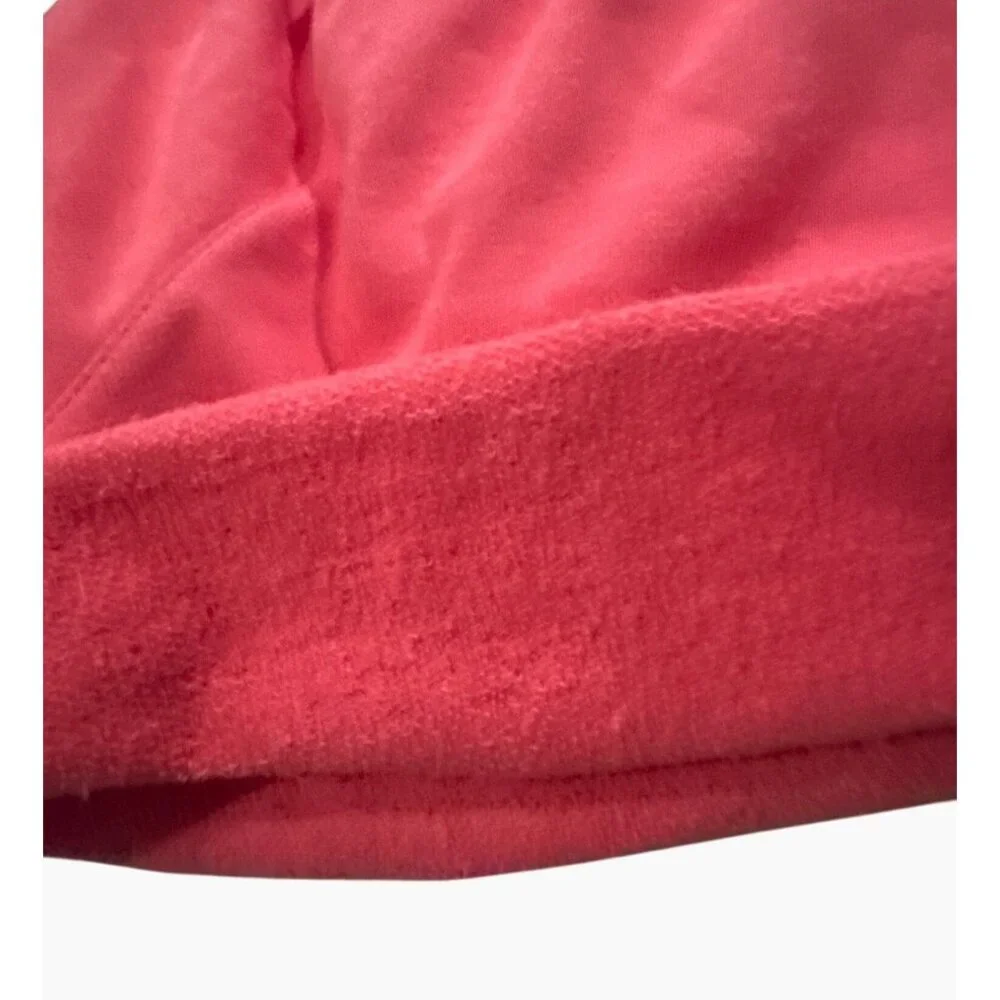 BLANKNYC Cotton Terry Drawstring Frayed Hem‎ Salmon Shorts NWT Size XL